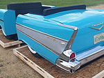 Car Couches, Car Desks, Car Sofas, Mustangs, 1950 

      Chevy, Chevies, 1950 Mustang, Car Seats, Retro Cars